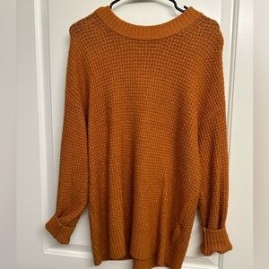 Rust Knit American Eagle Sweater